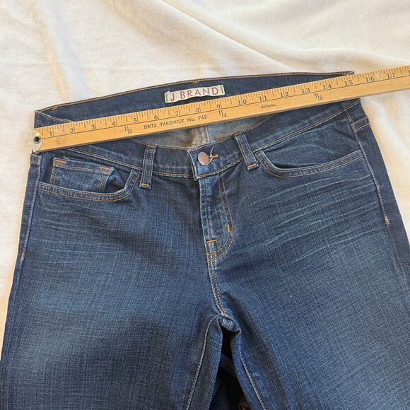 J Brand Women’s Jeans Size 29 Dark Wash Mid-Rise Bootcut / Straight Leg Denim - Picture 13 of 15